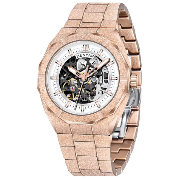 Men's Automatic Mechanical Fashion Waterproof Luminous Sports Hollow Watch - Image 6