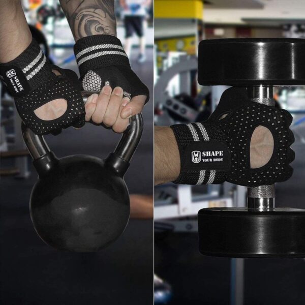 Fitness Gloves Weightlifting For Men And Women Half Finger Sports Anti-slip - Image 2