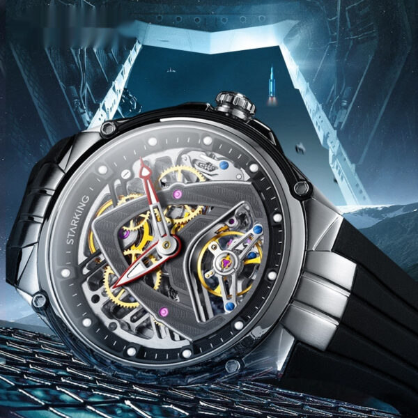 Automatic Mechanical High-end Single Display Watrproof Watch - Image 2