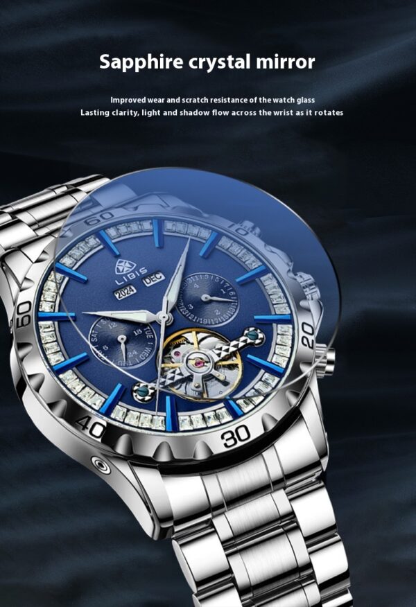 Full-automatic Steel Belt Star Sea Mechanical Watch - Image 5