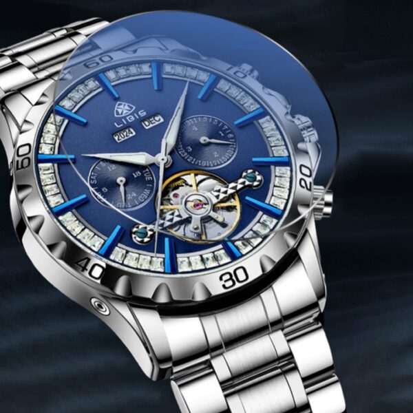 Full-automatic Steel Belt Star Sea Mechanical Watch - Image 6