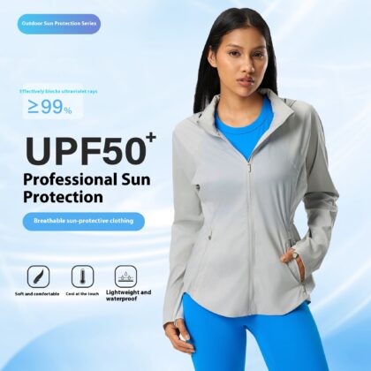 Hooded Sun Shade UV Protection Ice Feeling Quick-drying Breathable Jacket