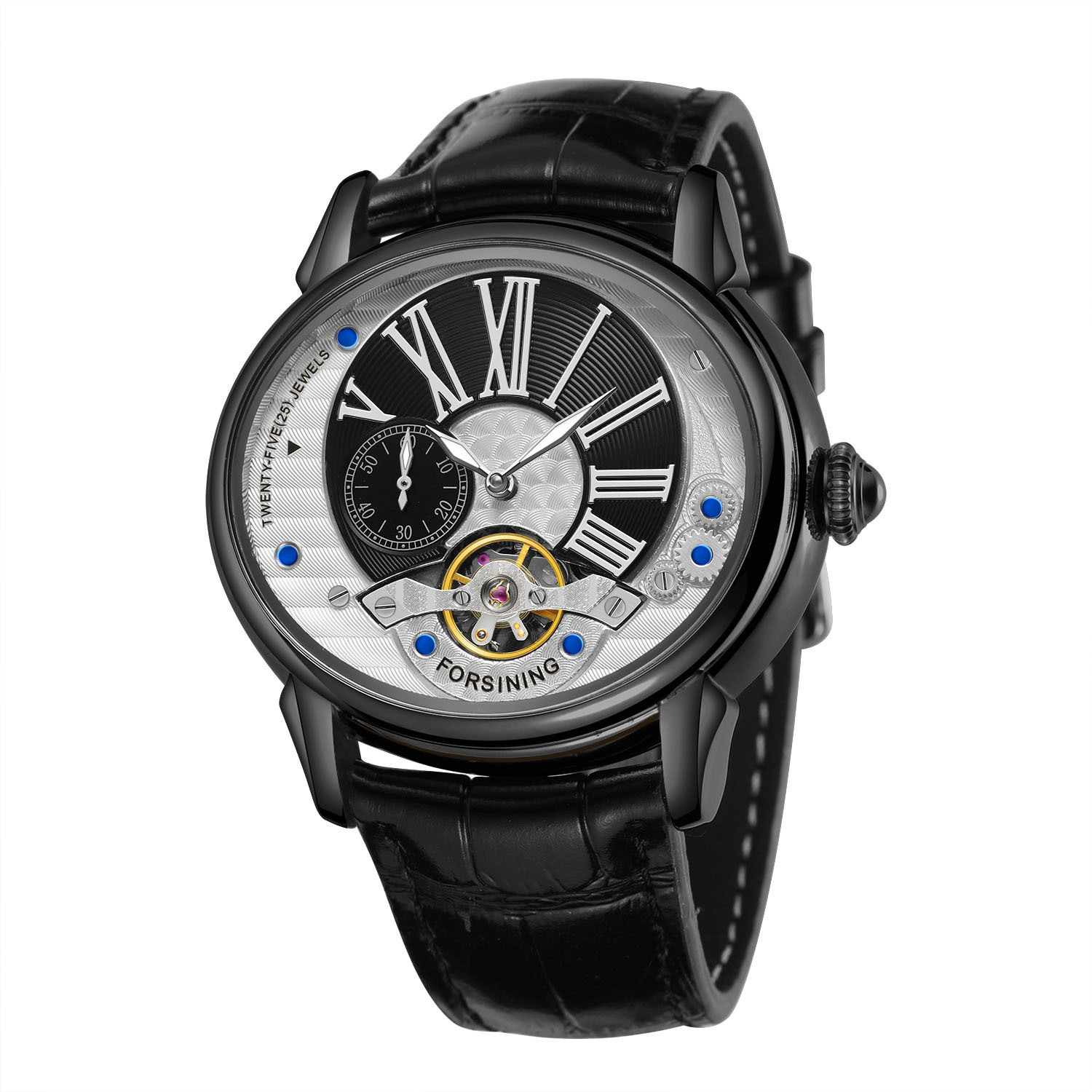 Men's Fashion Dial Flywheel Mechanical Watch - Image 8