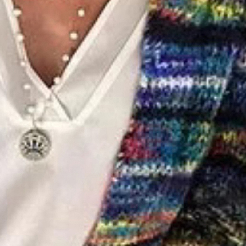 Women's Colorful Long Sleeve Cardigan Soft Boho Chic Knit Open Front Sweater For Spring And Fall Vacation – Bild 6