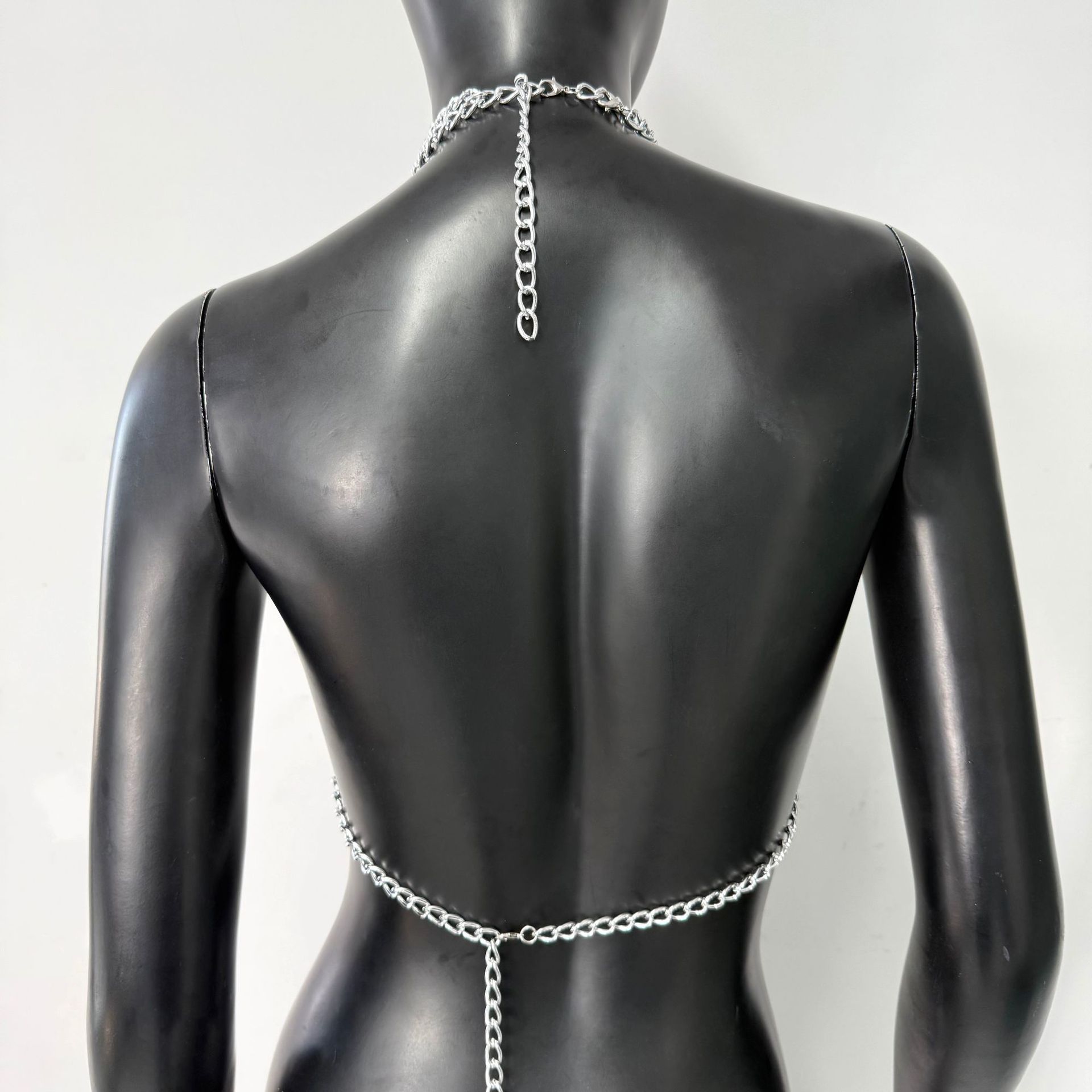 Body Decoration Chain Sequined Tube Top Vest – Bild 6