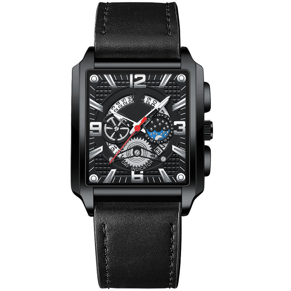 Men's Vintage Square Calendar Waterproof Luminous — изображение 10