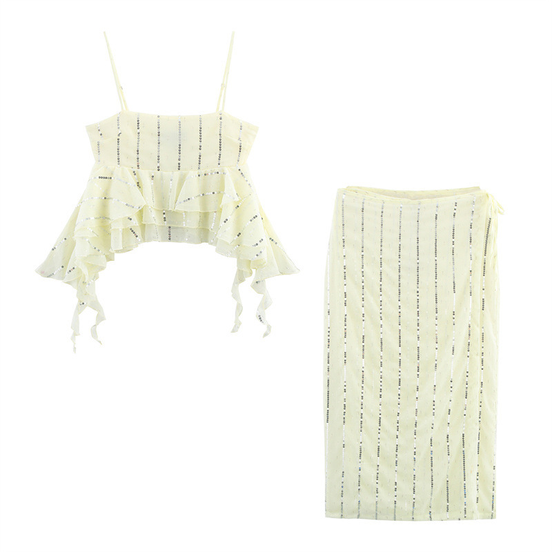 Summer Women's Clothing Top And Skirt