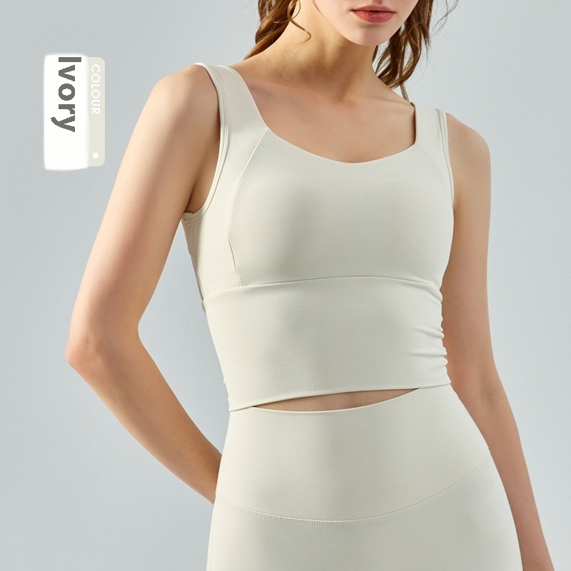 Nude Feel Semi-fixed Cup Sports Underwear Medium Tenacity Stretchy Slim-fit - Image 6