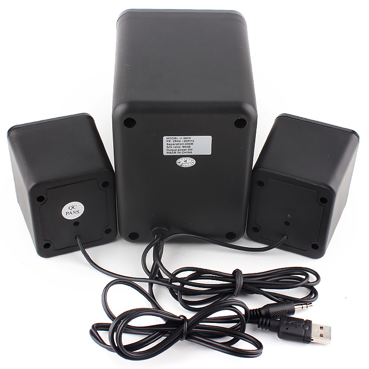 Computer Audio Glowing Colorful Light Mini Phone Speaker - Image 2