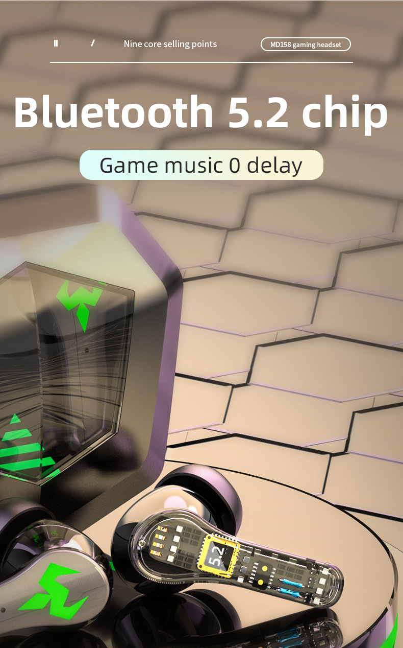 N35 Gaming Bluetooth Headset Wireless In-Ear - Image 3