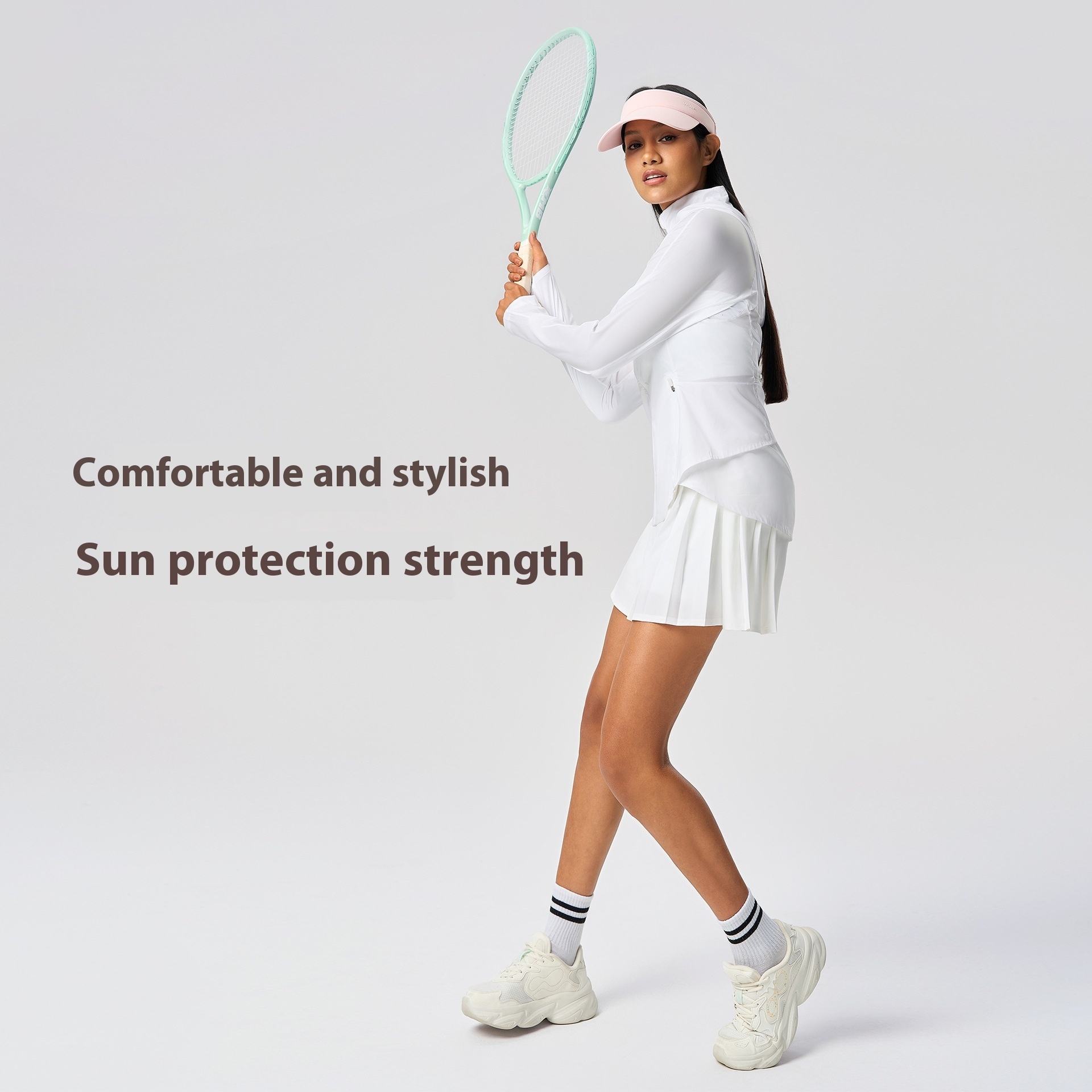 Hooded Sun Shade UV Protection Ice Feeling Quick-drying Breathable Jacket - Image 3
