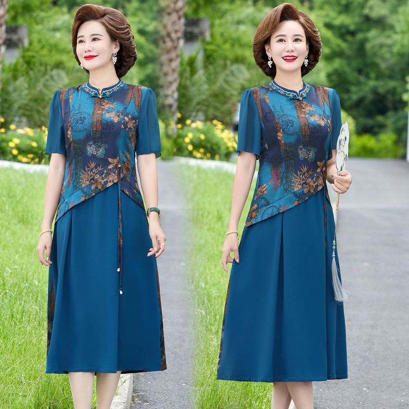 High-end Cheongsam Improved Silk Dress — изображение 3