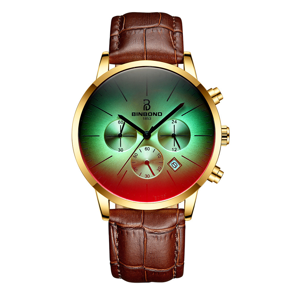 Ultra-thin Multi-Function Symphony Sports Men s Waterproof Blue Watch — изображение 6