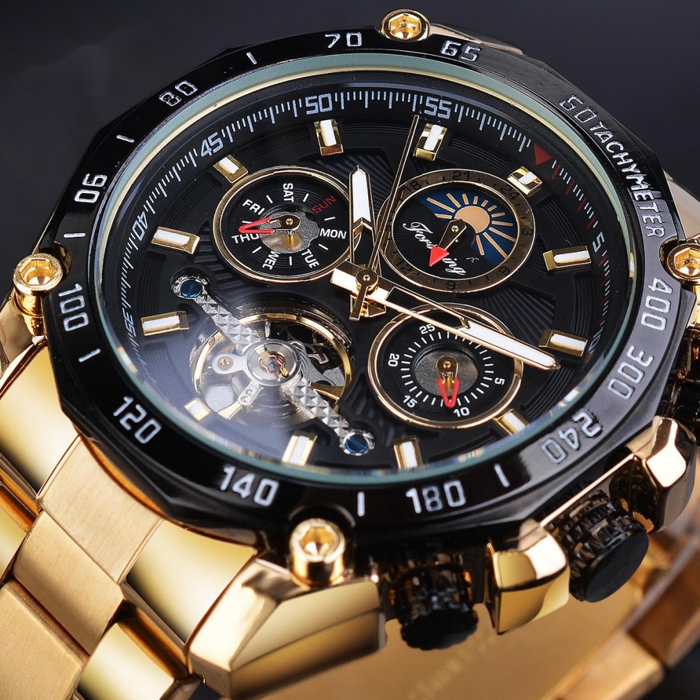 Tourbillon multifunctional waterproof automatic mechanical watch - Image 3