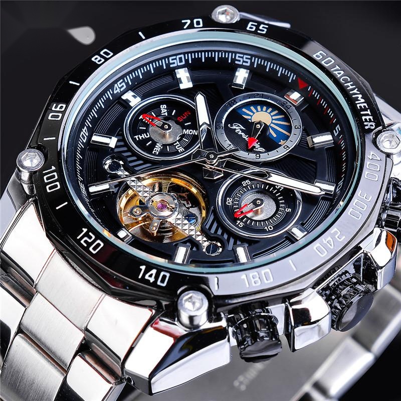 Tourbillon multifunctional waterproof automatic mechanical watch - Image 5