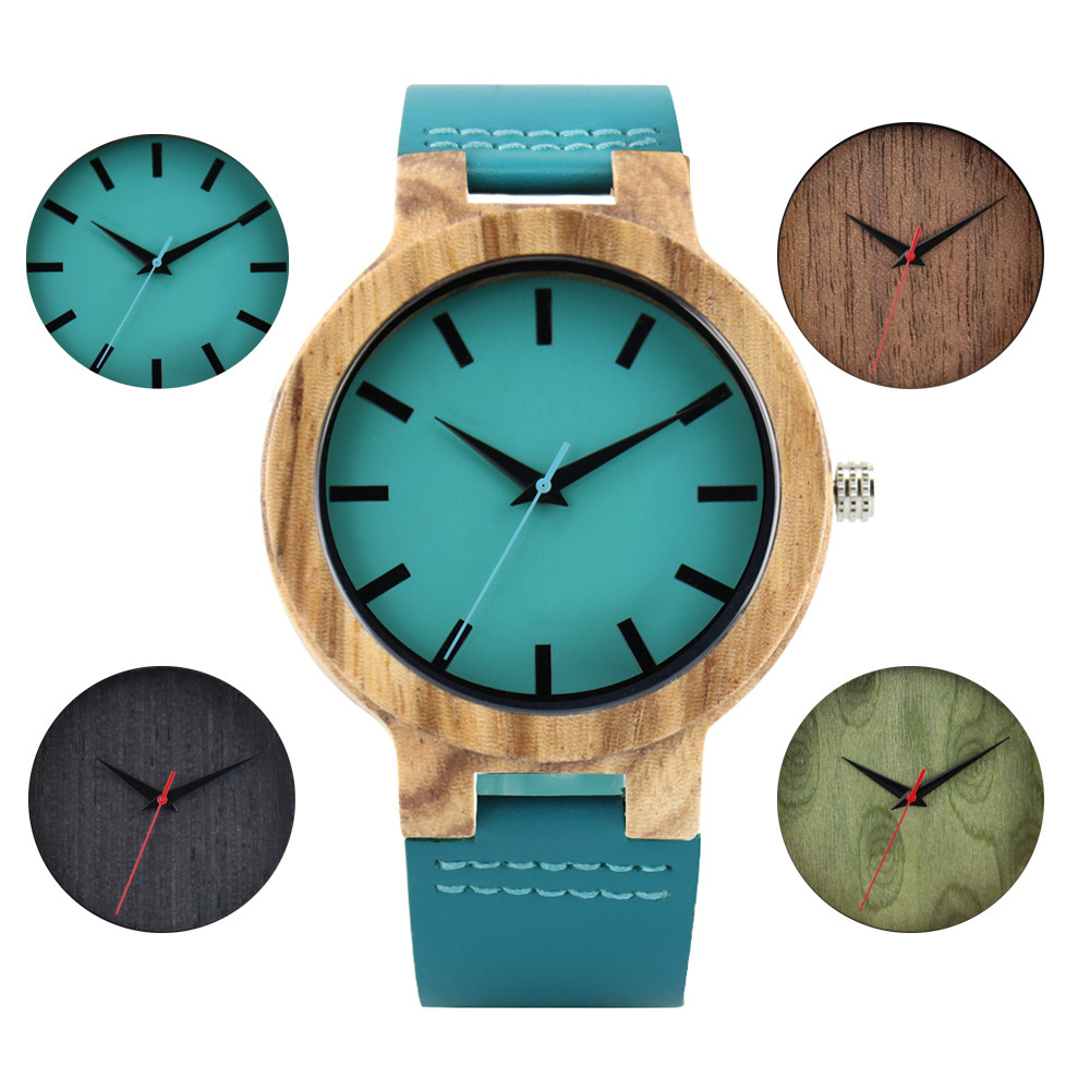 Simple Casual Wood Watch Men — изображение 2