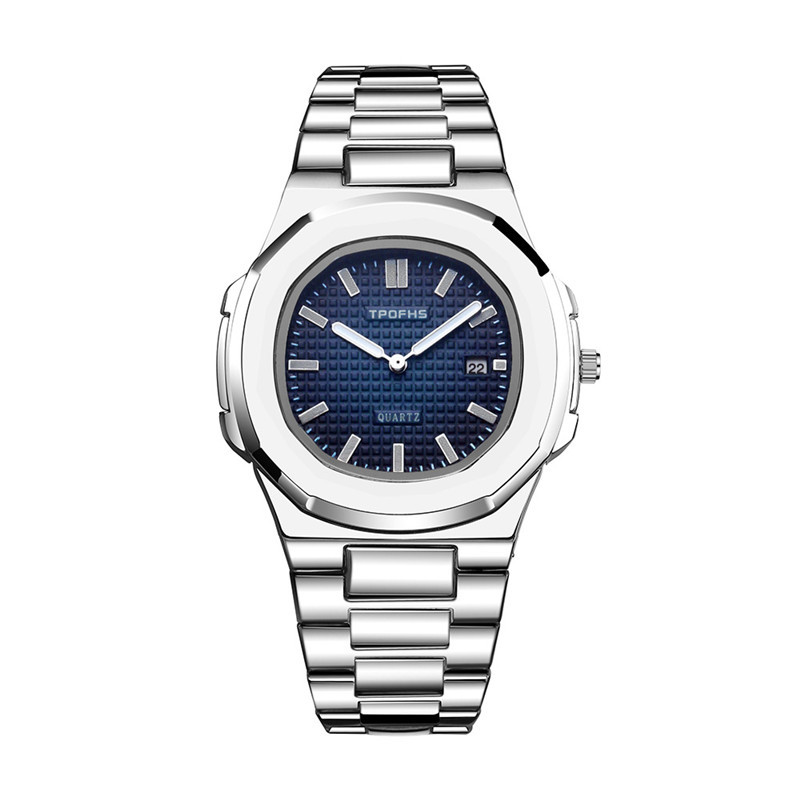 Double Calendar Luminous Net Red Quartz Men's Watch Simple Waterproof Steel Belt Parrot - Image 4