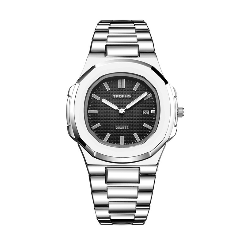 Double Calendar Luminous Net Red Quartz Men's Watch Simple Waterproof Steel Belt Parrot - Image 8