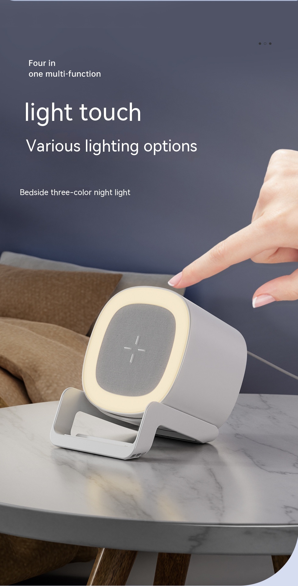 Four-in-one Mobile Phone Holder Wireless Charger Bluetooth Audio - Image 9