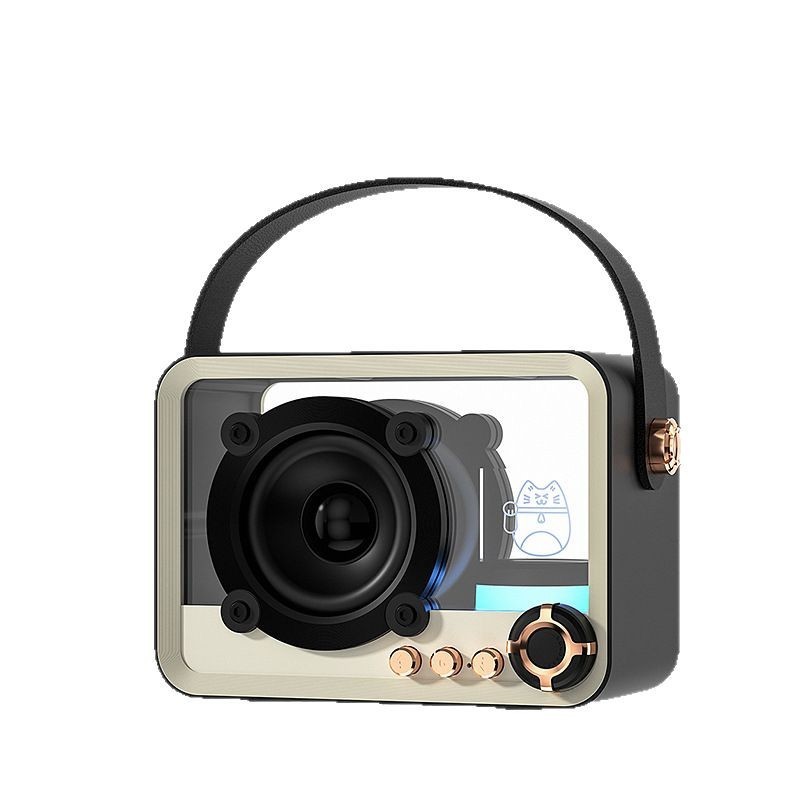 Glass Bluetooth Speaker Portable Mini Outdoor USB Charging - Image 5