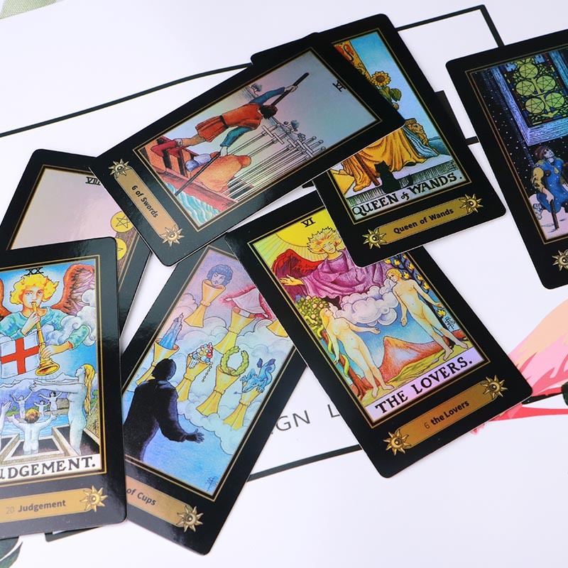 Tarot Deck Set Future Telling English Card — изображение 4