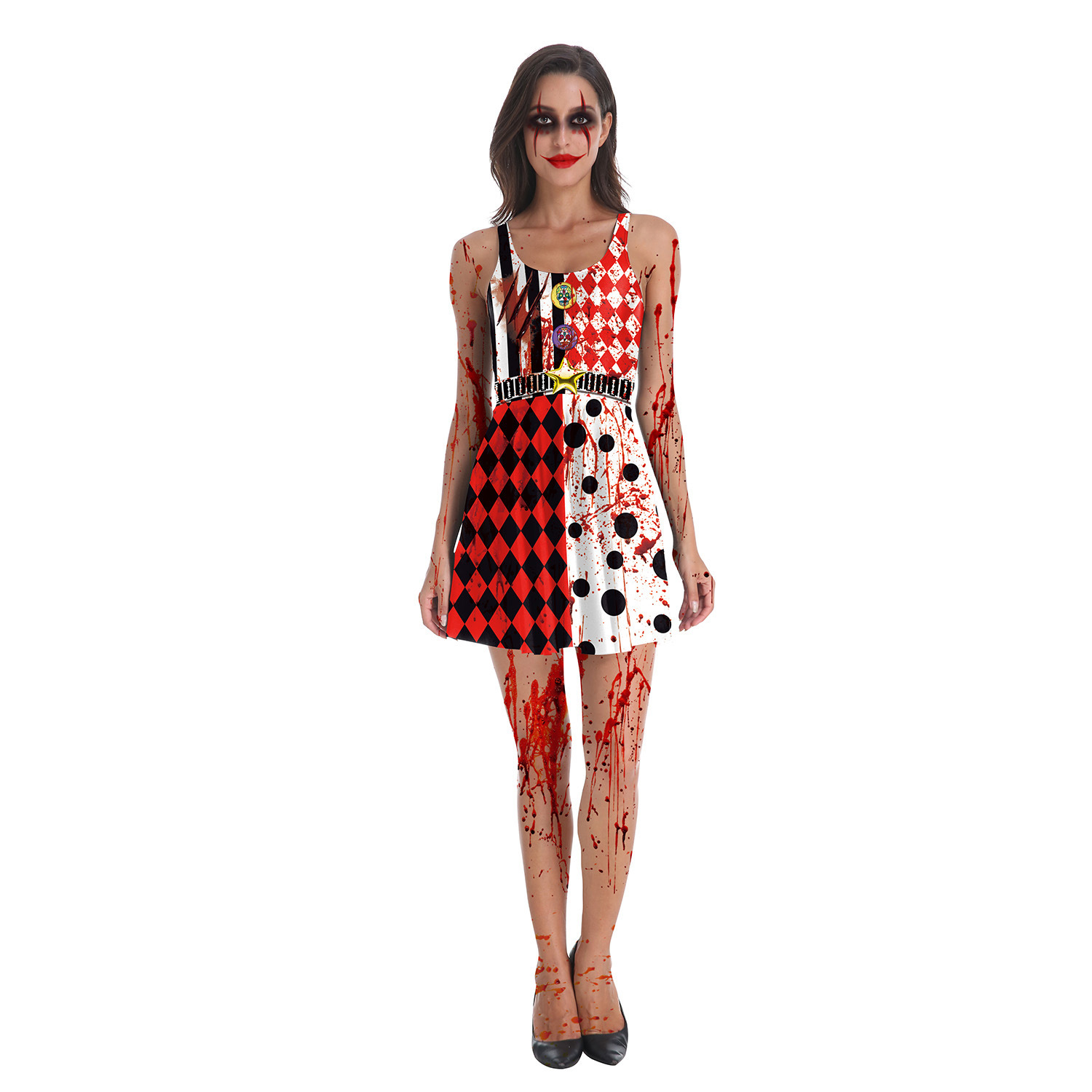 Printed scary bloody dress - Image 2