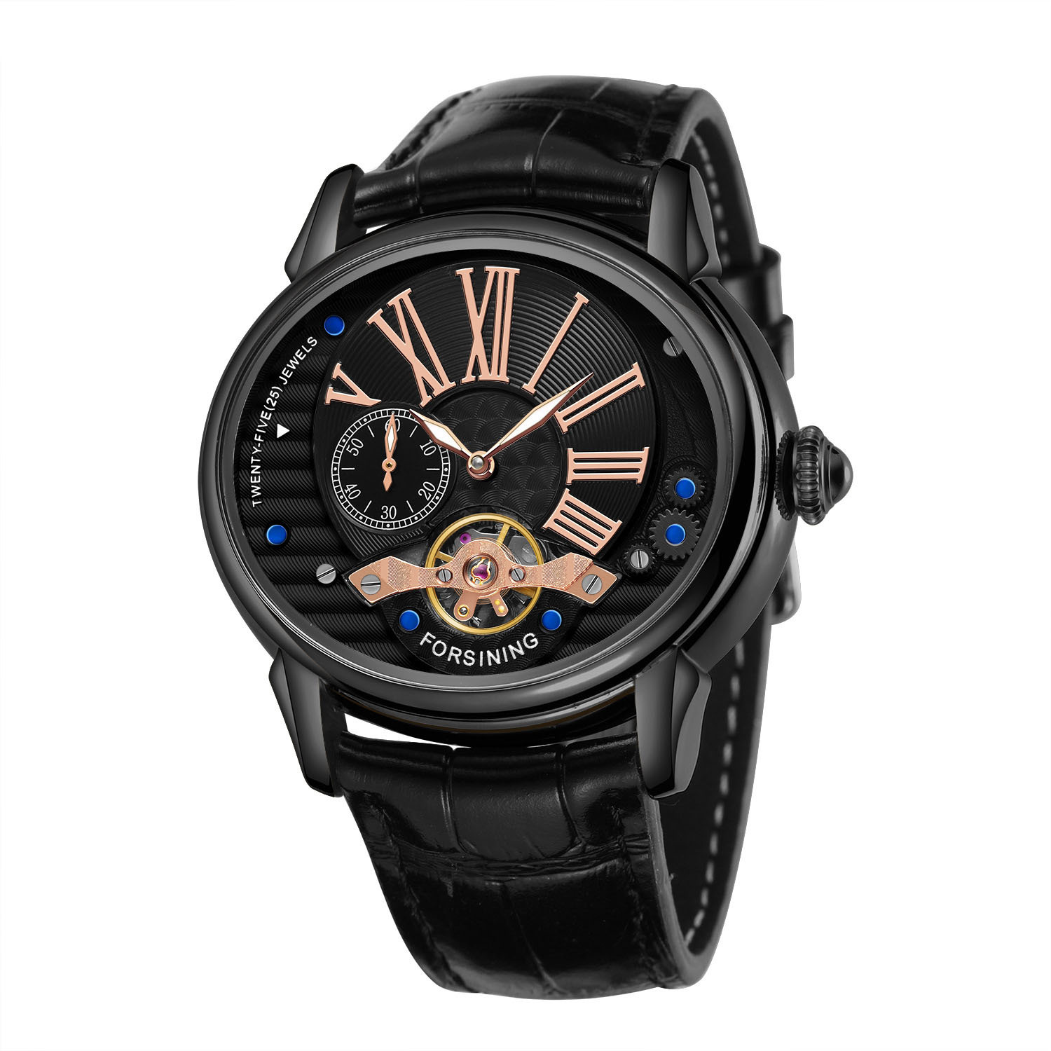 Men's Fashion Dial Flywheel Mechanical Watch - Image 5