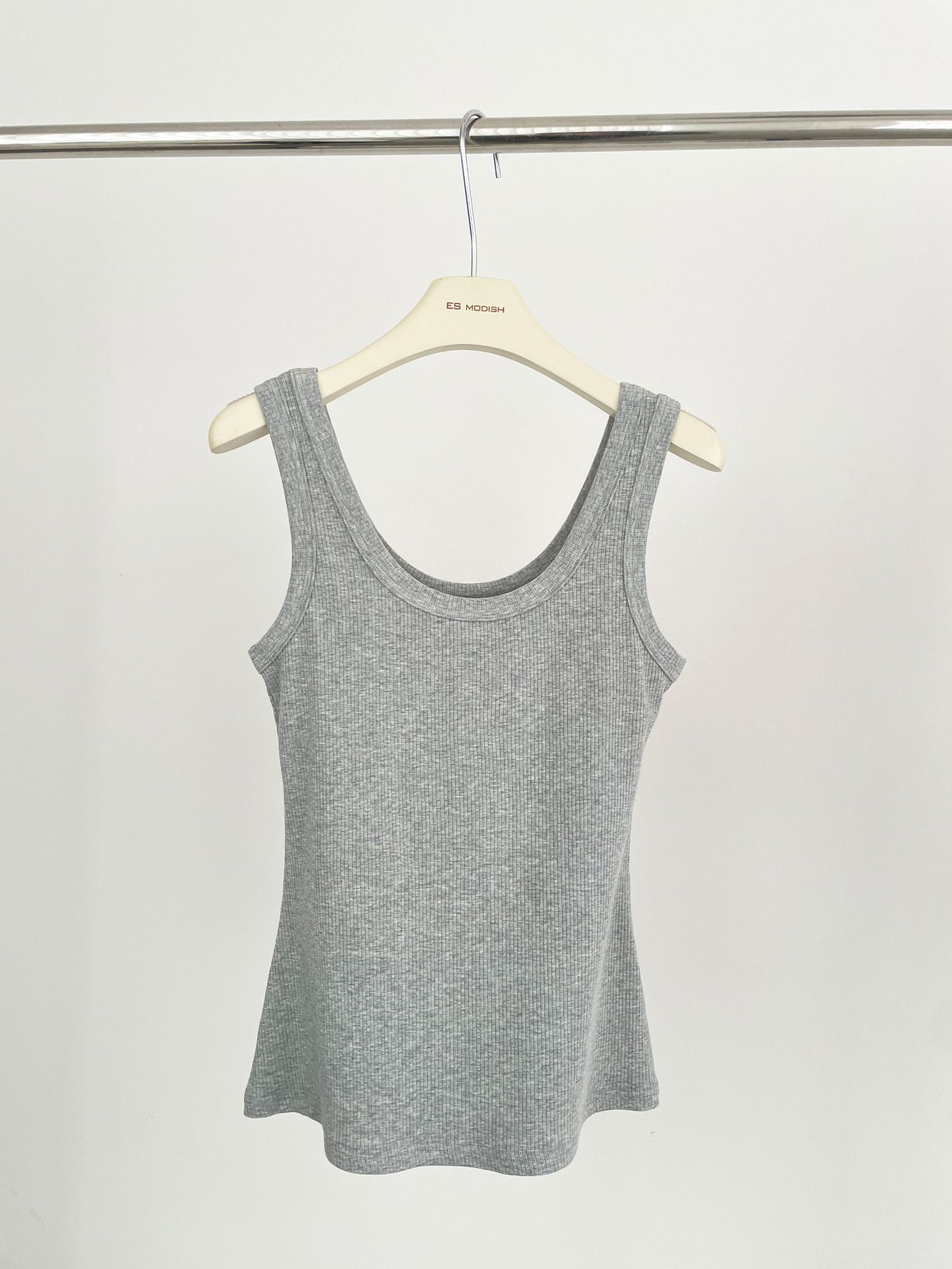 Spring Inner Knitted Vest Upright Version Waist-controlled Top - Image 7