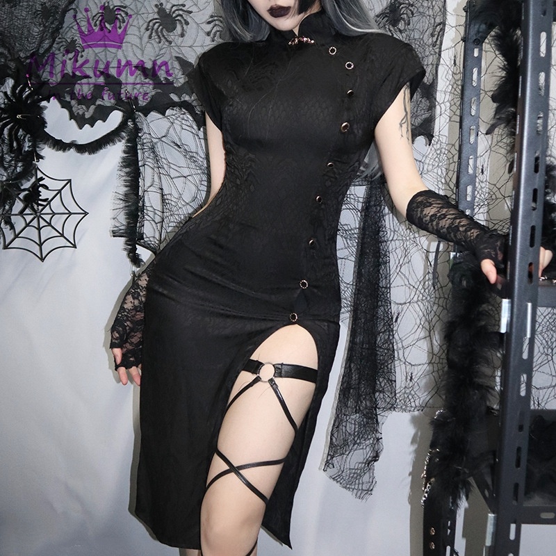 Women's Fashion High Waist Slim Embroidered Cheongsam - Image 6