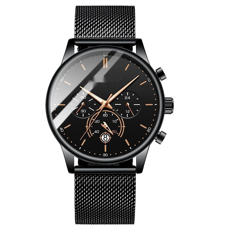 New Timing Luminous Fashion Waterproof Steel Belt Quartz Watch — изображение 5