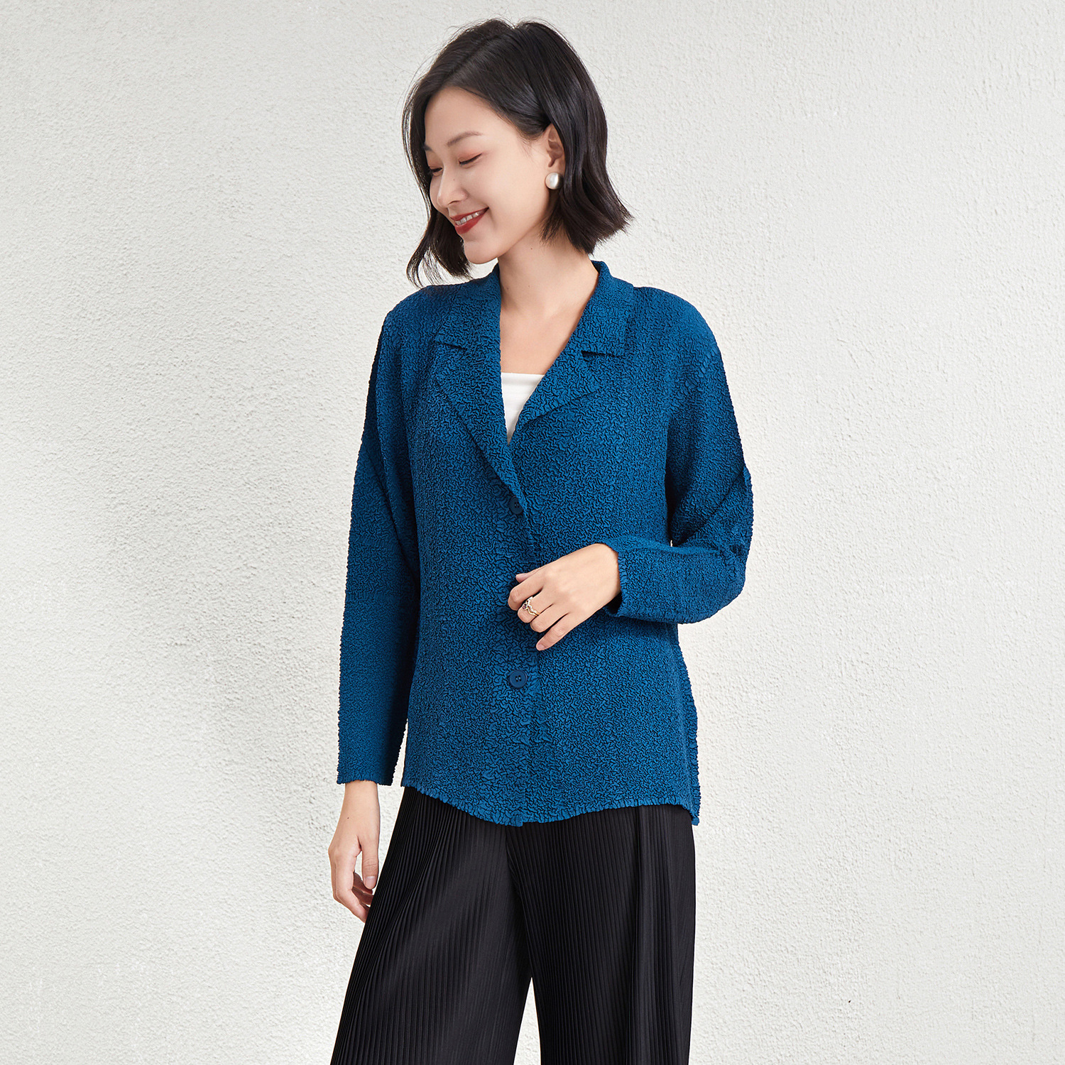 Fashion Design Temperament Commute Long Sleeve Coat — изображение 9