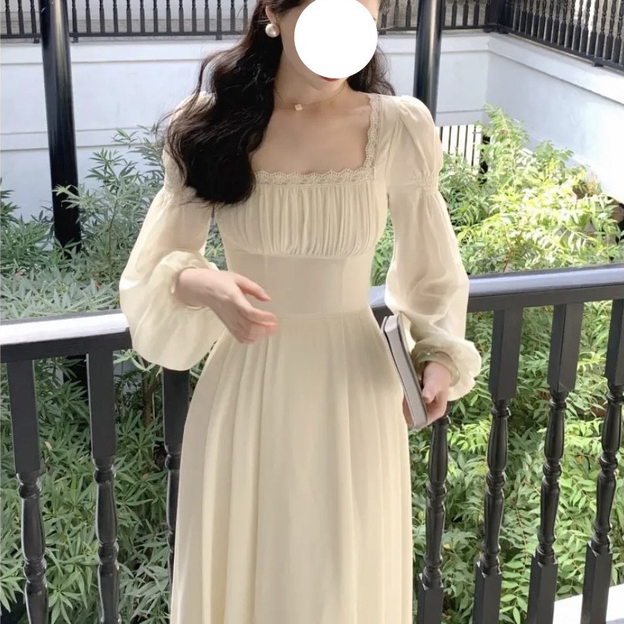 Women's Waistband Medium Length Dress