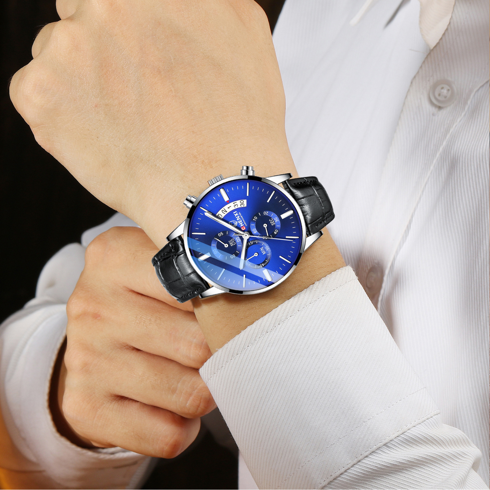 Waterproof Calendar Men's Multifunctional Sports Watch