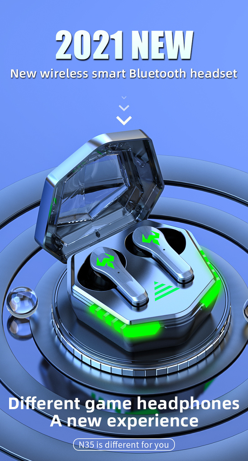 N35 Gaming Bluetooth Headset Wireless In-Ear - Image 6