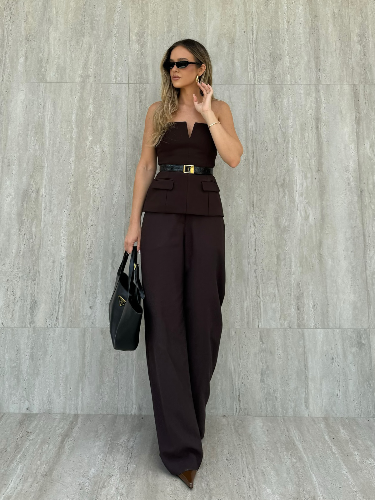 Solid Color Strapless Short Tube Top - Image 10