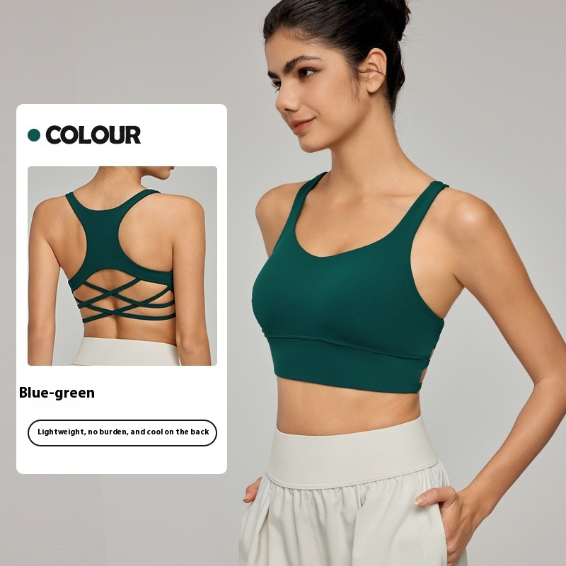 Cross Backless Bra Yoga Workout Top – Bild 3