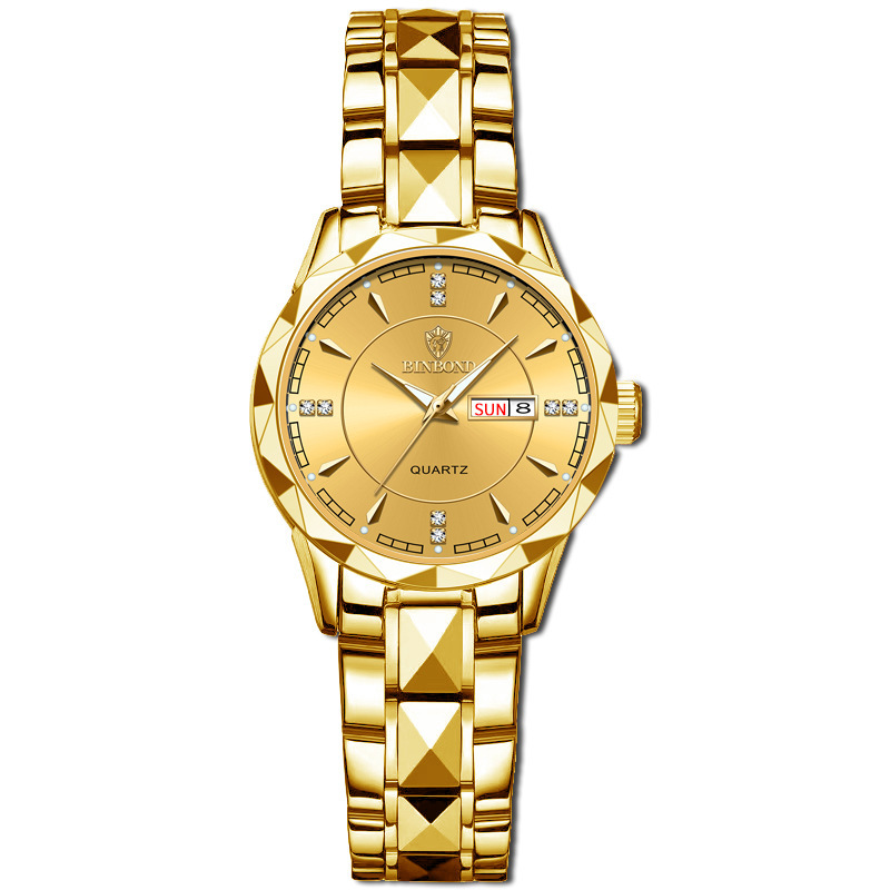 Men's Waterproof Tungsten Steel Calendar Quartz Watch — изображение 3