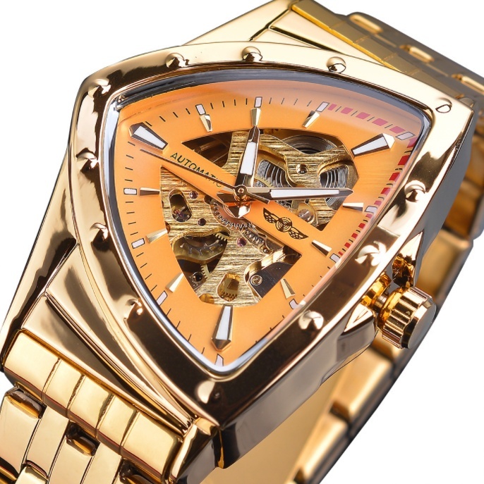 Watch Men's Fashion Hollow Stainless Steel Watch - Image 9