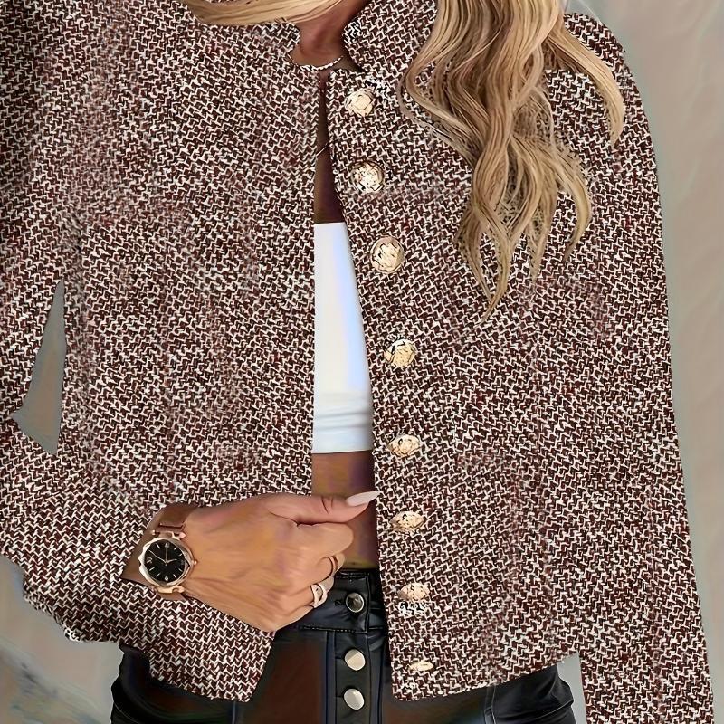 Women's Coat Early Spring Autumn Winter Classic Style Short Top — изображение 7