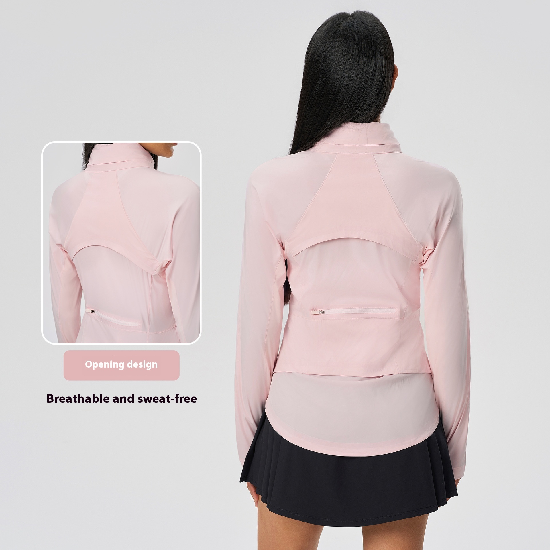 Hooded Sun Shade UV Protection Ice Feeling Quick-drying Breathable Jacket - Image 2