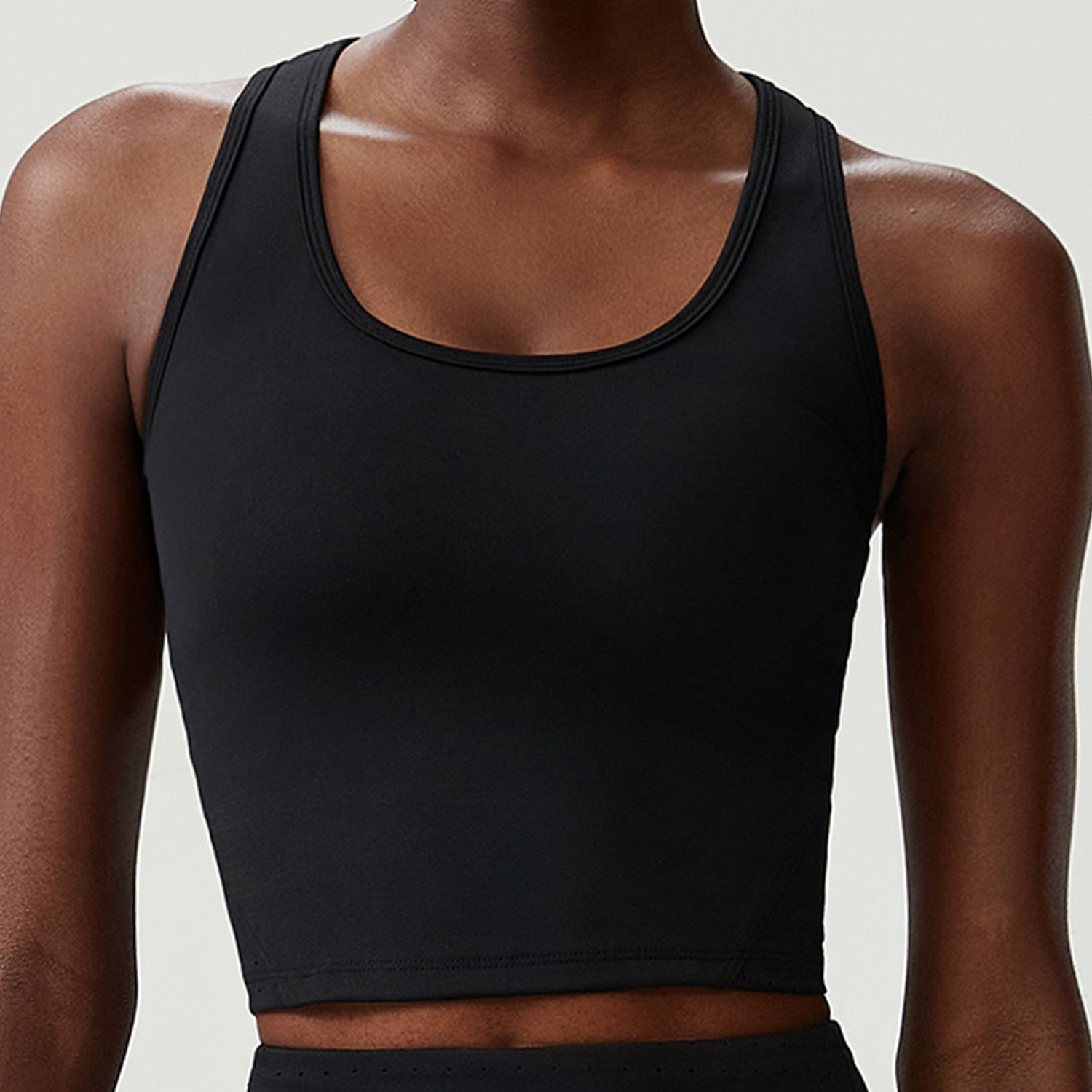 Tennis Suit Vest Women's Plus Size Fitness Running Exercise With Chest Pad – Bild 3