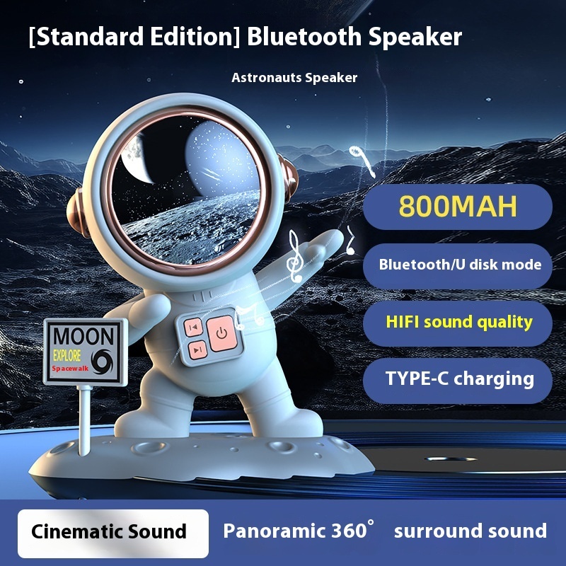 Bluetooth Spaceman Stereo High Wireless Small Creative Ornaments — изображение 6