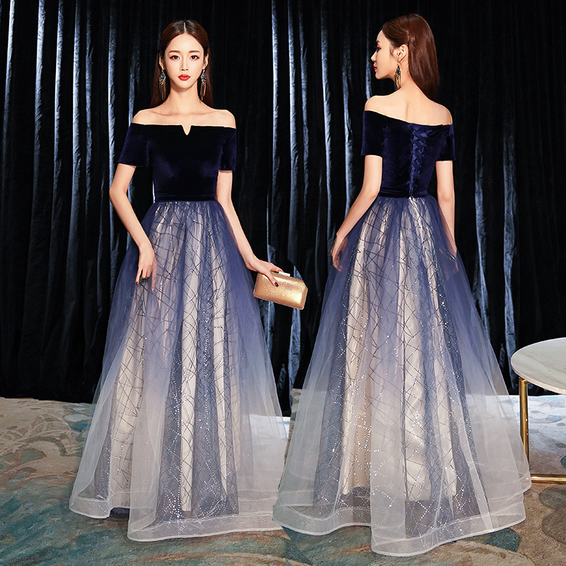 New One-Shoulder Slim Fit Temperament Long Costumes - Image 5