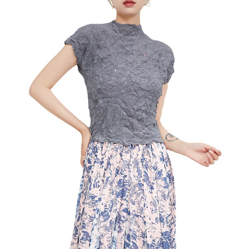 Women's High-grade Peplum Top Bottoming Shirt - Image 5