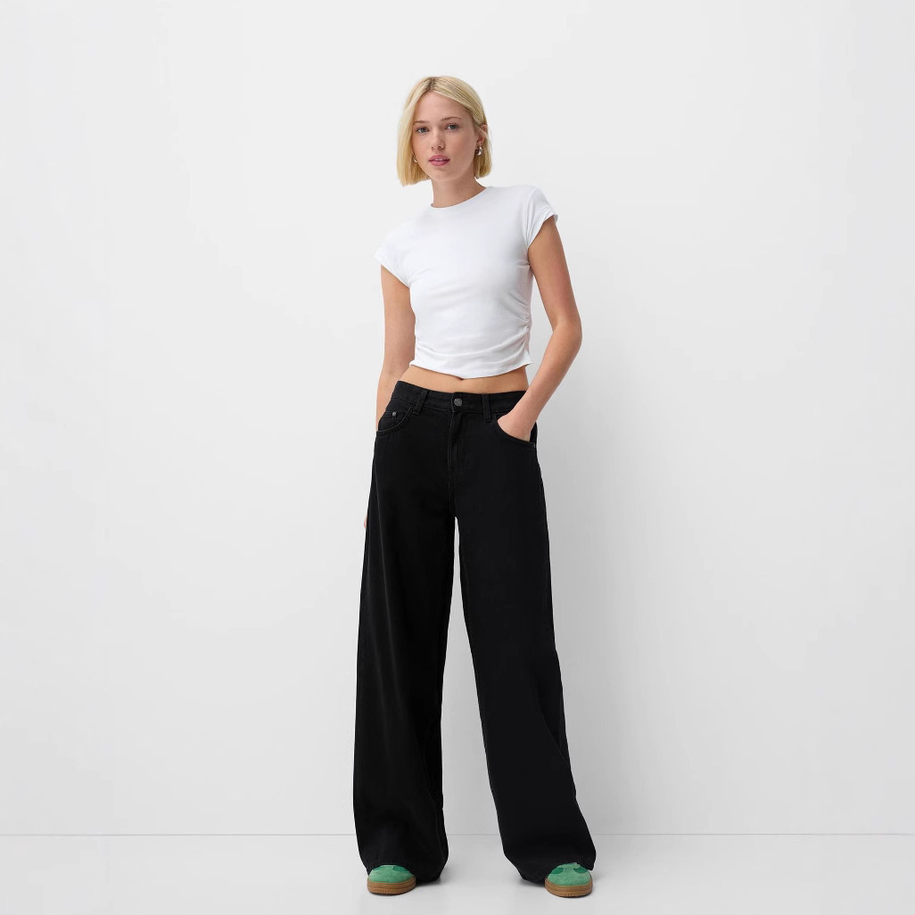 Early Autumn Mid Waist All-matching Straight Pants - Image 3