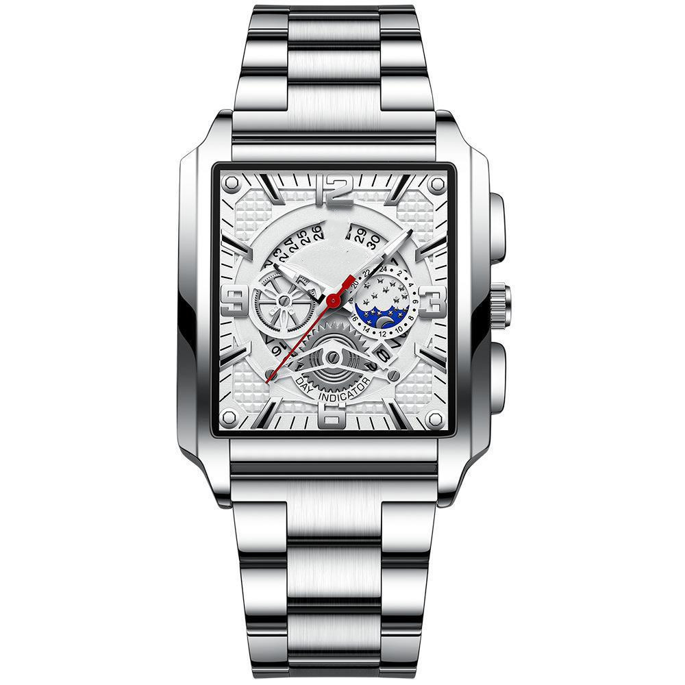 Men's Vintage Square Calendar Waterproof Luminous — изображение 7