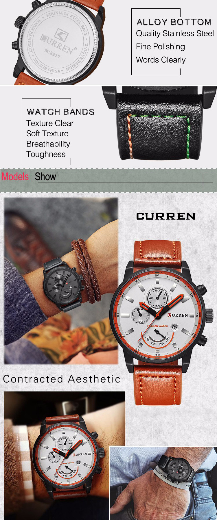 Casual Men's Watch Belt Calendar Quartz Watch - Image 9