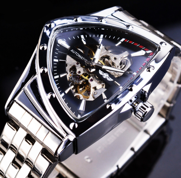 Watch Men's Fashion Hollow Stainless Steel Watch - Image 7