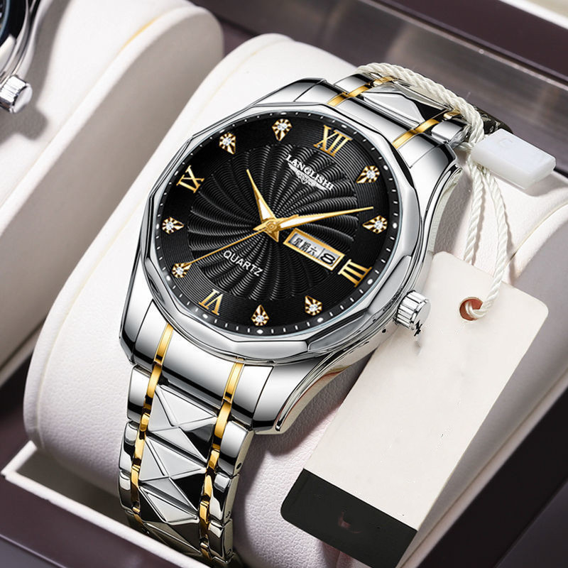 New Trendy Men's Watch Male Waterproof Tungsten Steel High-grade – Bild 9