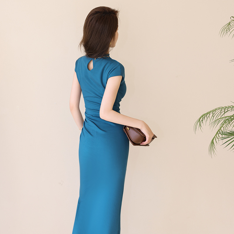 Women's Slim Wrap Hip Dress — изображение 3